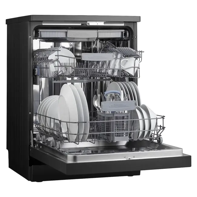 Inventum VVW6060AB vrijstaande vaatwasser | Zwart | Energielabel A