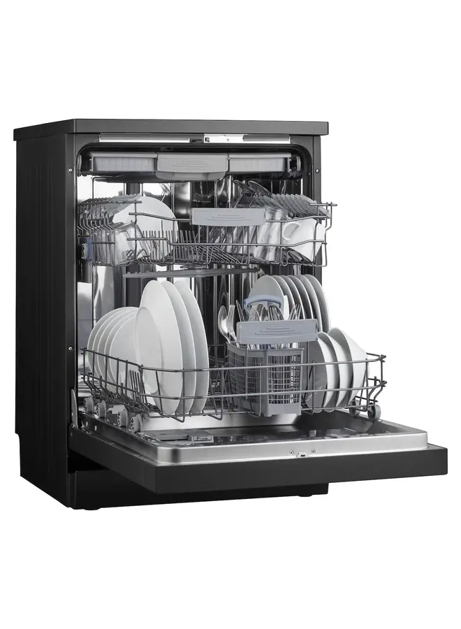 Inventum VVW6060AB vrijstaande vaatwasser | Zwart | Energielabel A