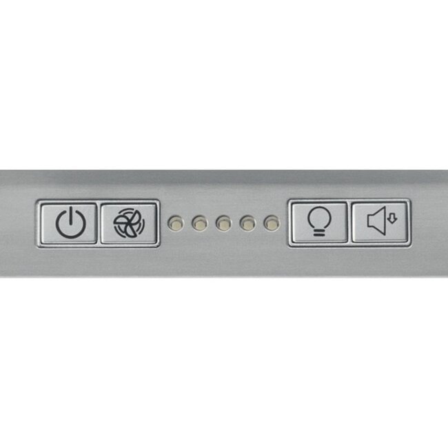 Bauknecht DBIF 93 LB X  eilandafzuigkap RVS - Glas
