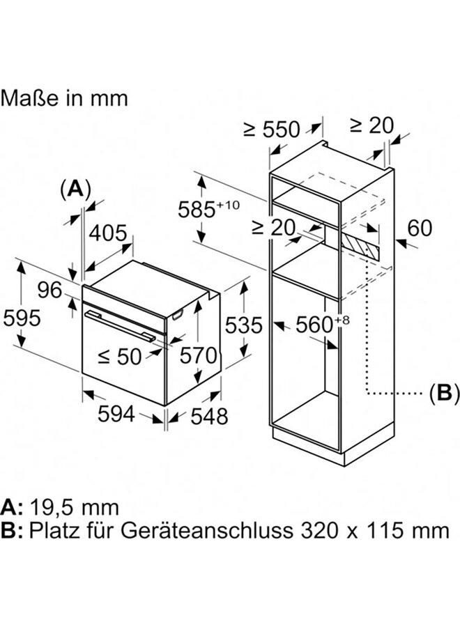 Siemens HB578BBS6 inbouw oven | Pyrolyse | HomeConnect