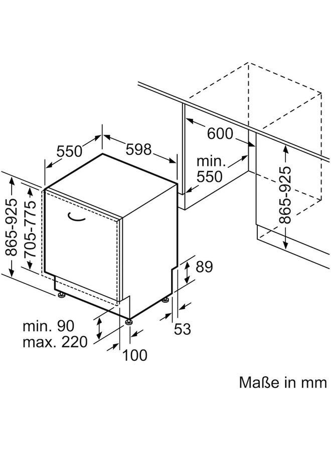 Neff S257EAX39E | Inbouw vaatwasser | XXL | Open Dry