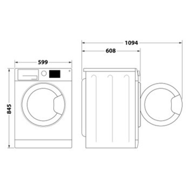 Whirlpool W8 89AD SILENCE BE wasmachine 8 kg