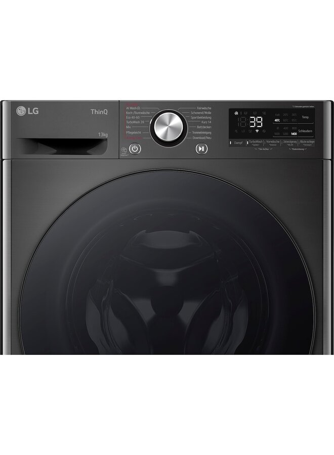 LG F4WR703YB wasmachine 13 kg Zwart