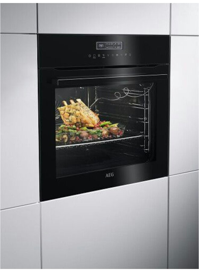 AEG BPE742220B inbouw oven | Zwart
