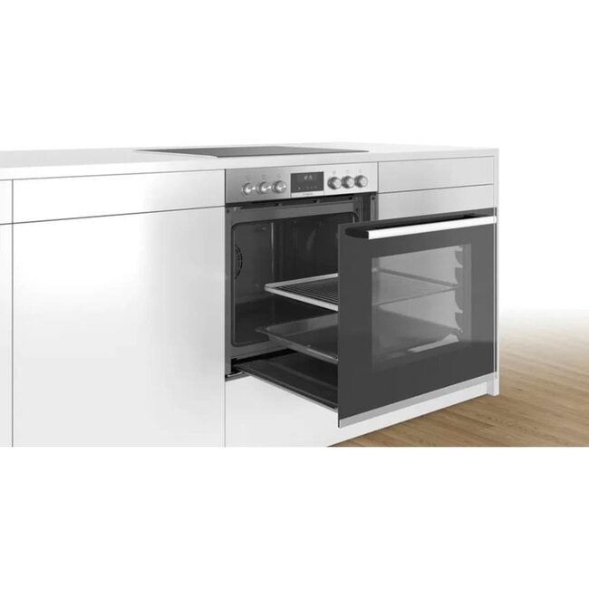 Bosch HND615LS66 inbouw oven set inductie kookplaat | Inbouw fornuis
