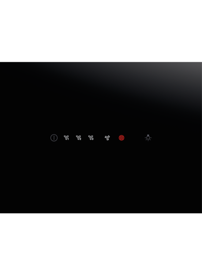 Zanussi ZFV819K wand afzuigkap | 90 cm | Zwart