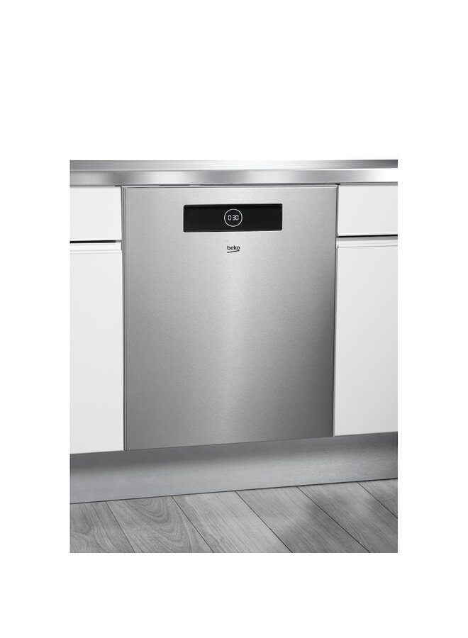 Beko BDDN38440XD | Onderbouw vaatwasser | RVS
