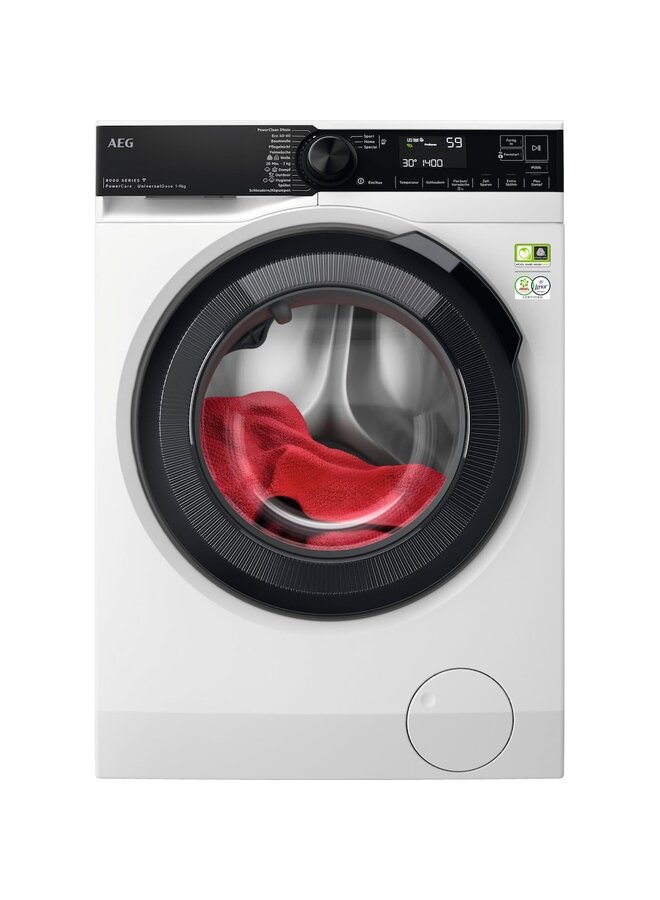 AEG LR8A75490 wasmachine 9 kg PowerCare UniversalDose