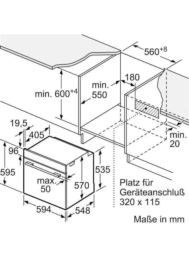 Siemens EQ522DA0ZM inbouw ovenset | inbouw fornuis | inductie