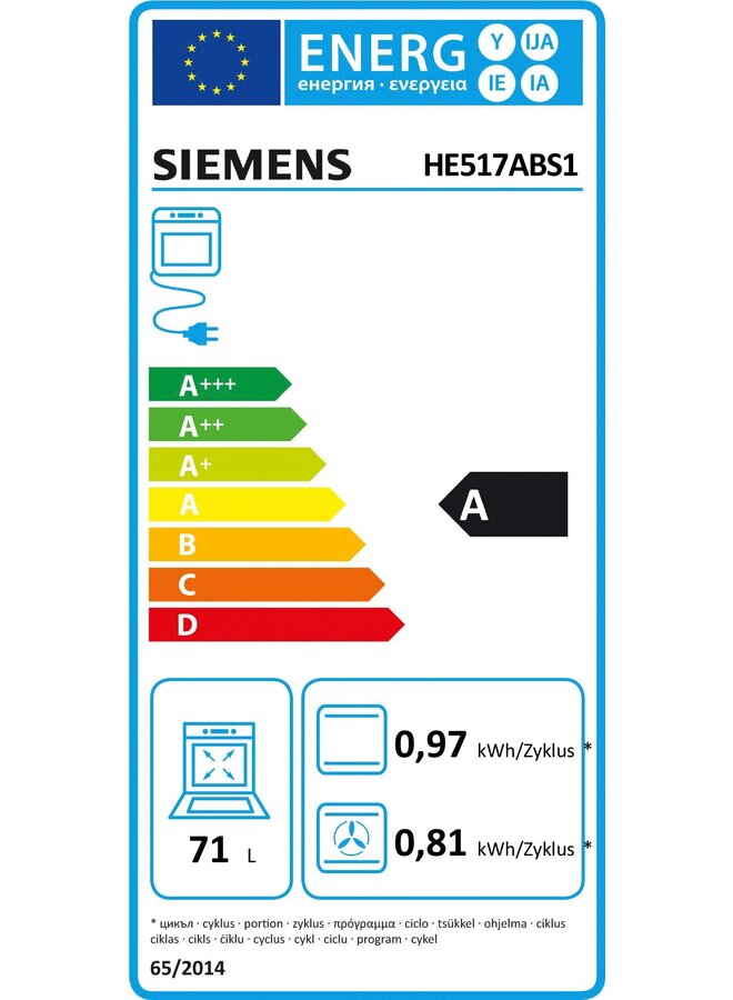 Siemens EQ522DA0ZM inbouw ovenset | inbouw fornuis | inductie