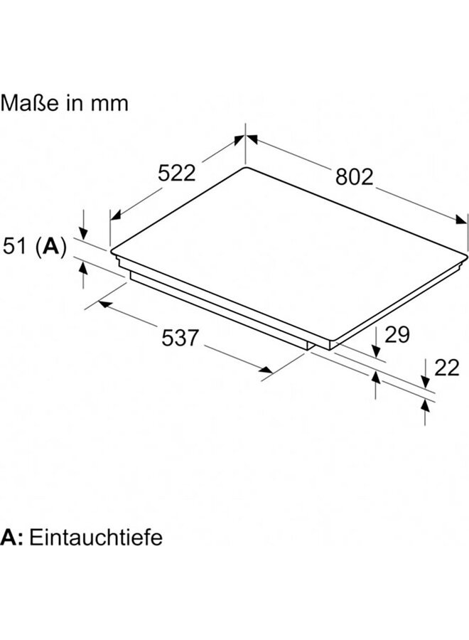 Neff T68FTV4L0 | Inductie kookplaat | 80 cm | TwistPad