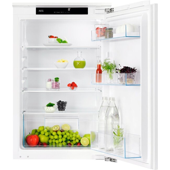 AEG TSK5088EF inbouw koelkast 88 cm | Deur op deur