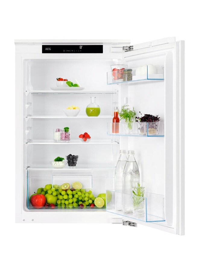 AEG TSK5088EF inbouw koelkast 88 cm | Deur op deur