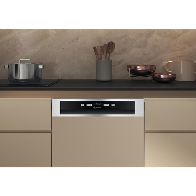 Bauknecht B0B D651A X | Half geintegreerde vaatwasser | Autodeur | B
