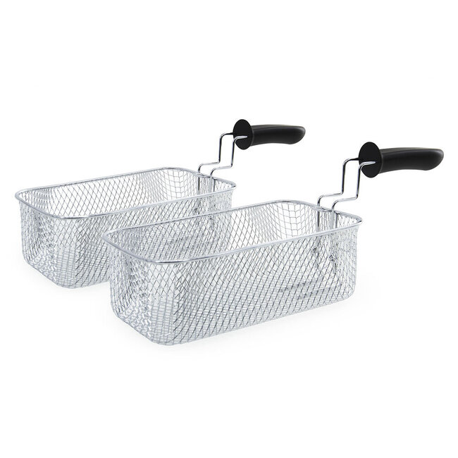 Tomado TDF6001S - Dubbele frituurpan – 2 x 3 liter - Koude zone friteuse