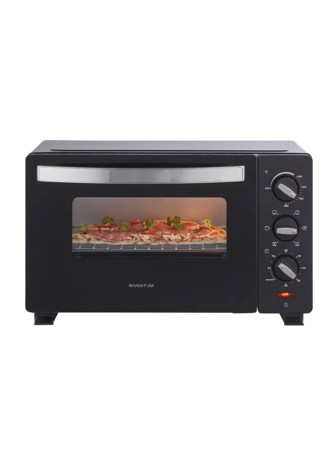 Inventum OV207B vrijstaande oven  | Zwart | Hetelucht | 20 liter