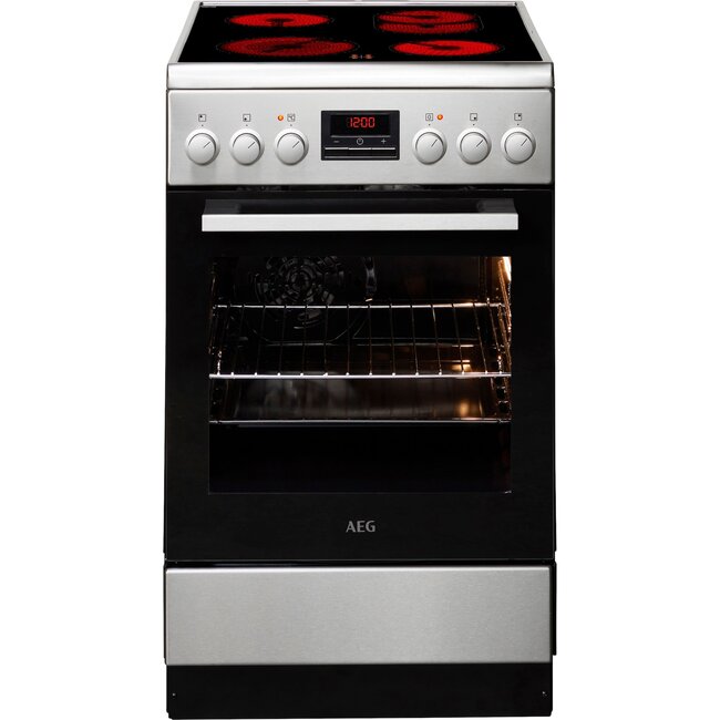 AEG CCB5442CBM | Keramisch fornuis | 50 cm | RVS