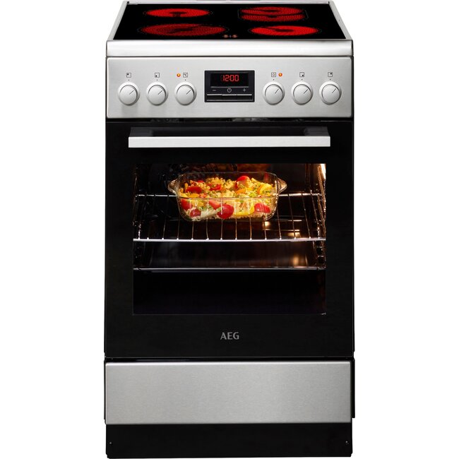 AEG CCB5442CBM | Keramisch fornuis | 50 cm | RVS