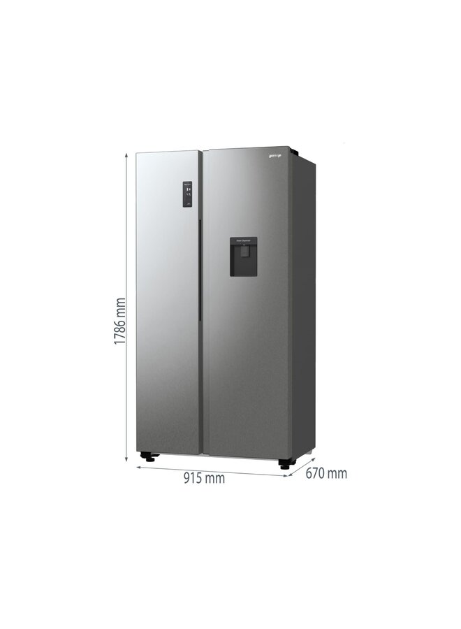 Gorenje  NRR9185EAXLWD Amerikaanse koelkast | water dispenser