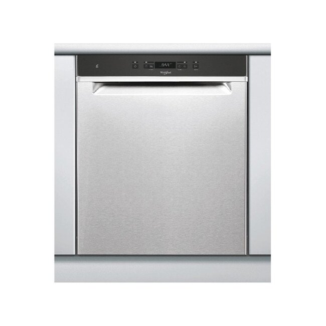 Whirlpool WUC 3C33 F X | Onderbouw vaatwasser | RVS