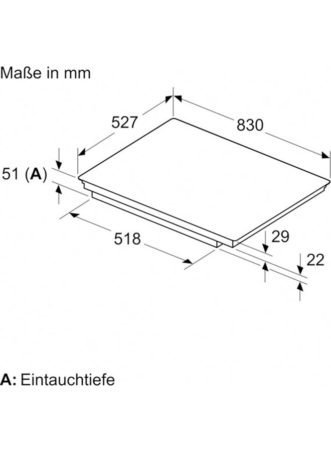 Neff T68TTV4L0 inductie kookplaat | Flex | Twistpad | 83 cm