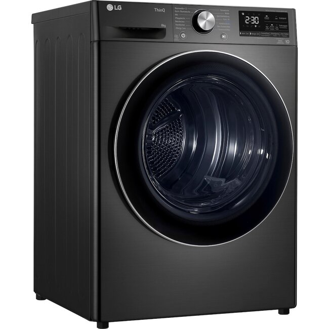 LG LG RT80V9B warmtepompdroger 8 | C | Zwart
