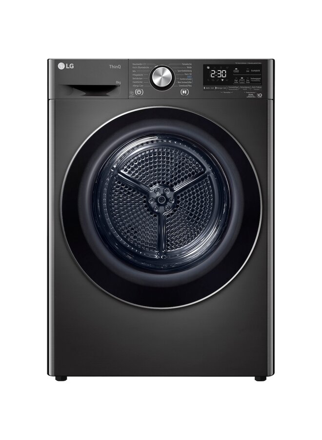 RT80V9B warmtepompdroger 8 | C | Zwart