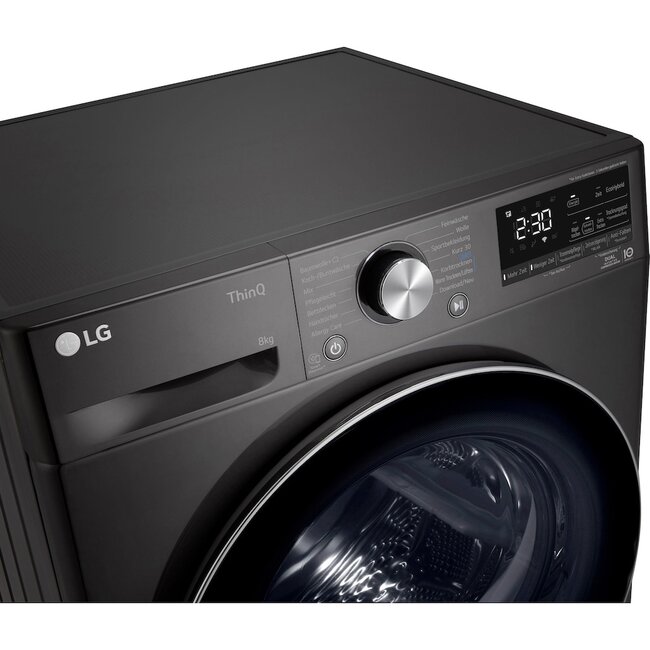 LG LG RT80V9B warmtepompdroger 8 | C | Zwart
