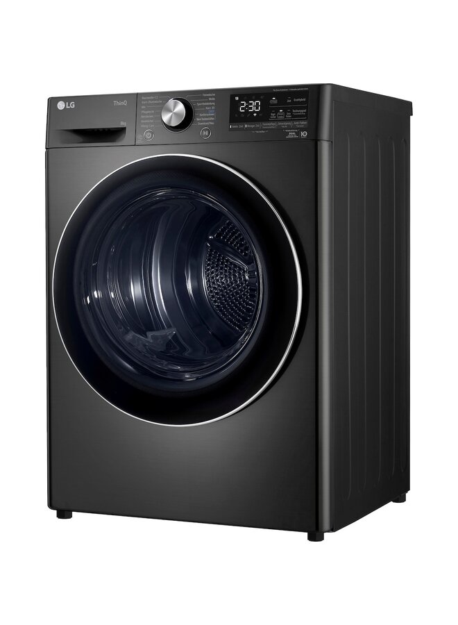 LG RT80V9B warmtepompdroger 8 | A+++ | Zwart