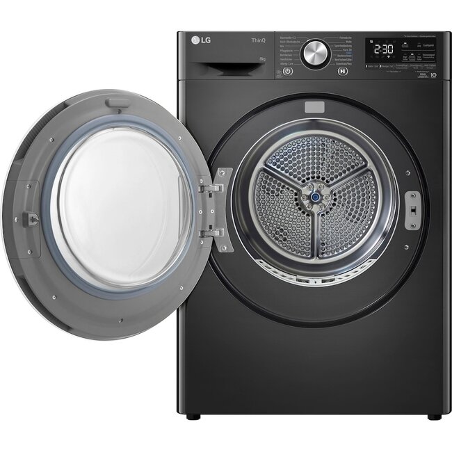 LG LG RT80V9B warmtepompdroger 8 | C | Zwart