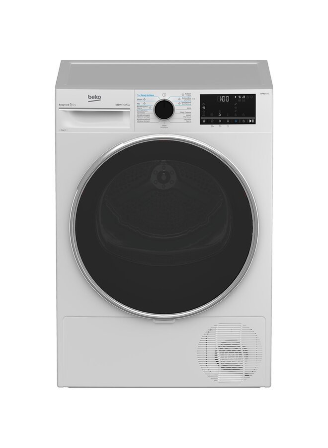 Beko B5T682339W warmtepompdroger | 8 kg | A++  | IronFinish