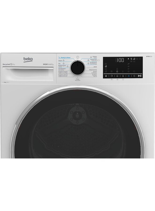 Beko B5T682339W warmtepompdroger | 8 kg | A++  | IronFinish