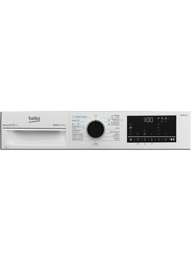 Beko B5T682339W warmtepompdroger | 8 kg | A++  | IronFinish