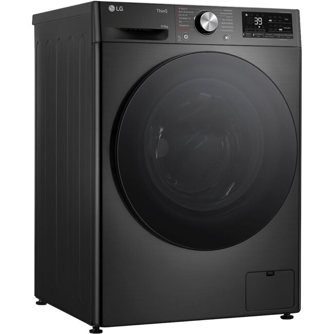LG W4WR7096YB | Wasdroogcombinatie | Zwart | 9 kg | Stoom