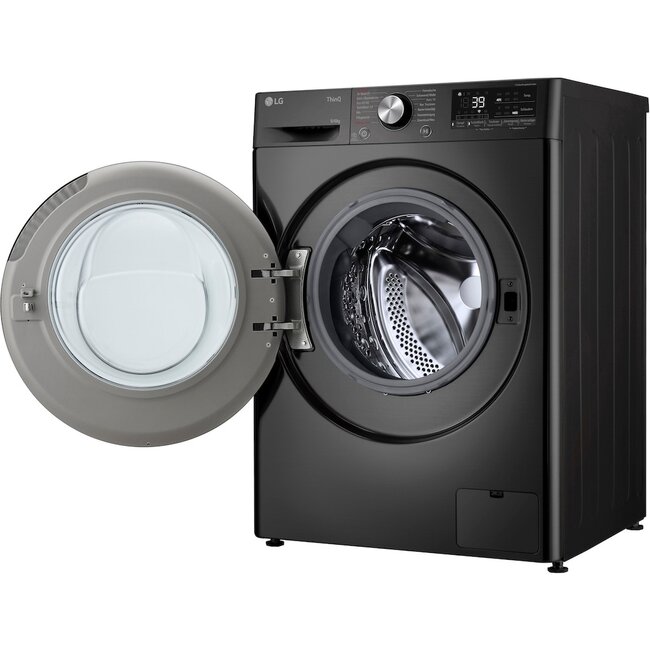 LG W4WR7096YB | Wasdroogcombinatie | Zwart | 9 kg | Stoom