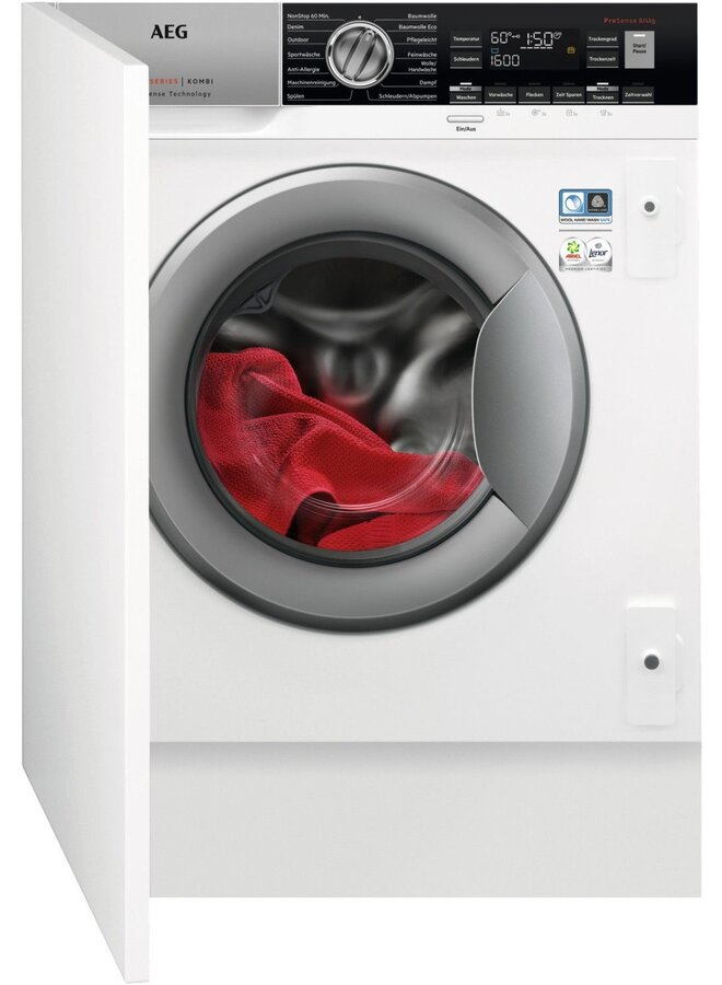 L7WEI7680 inbouw wasdroogcombinatie 8/4 kg