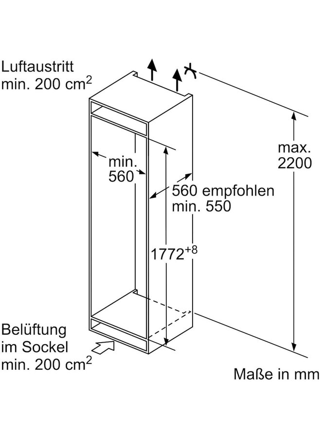 Neff KI5871SE0 inbouw koelvriescombinatie 178 cm | Sleepdeur