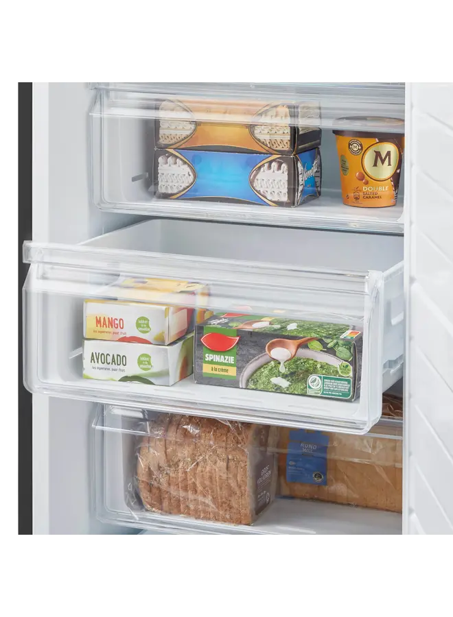 Inventum VR1850B | Vriezer | 272 liter | Zwart RVS