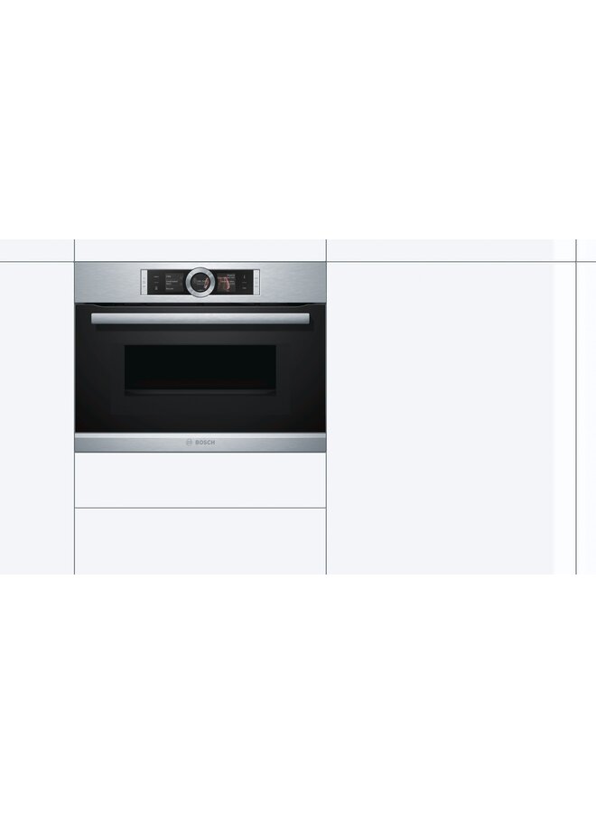 BOSCH CMG636BS2 oven met magentron 45 cm