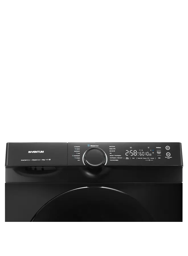 Inventum VWM8010B | Wasmachine Zwart | 8 kg | Label A