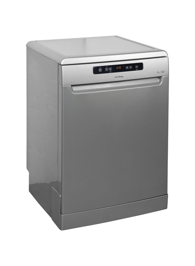 Privileg P0F ECO D541 S vrijstaande vaatwasser | Auto deur | Besteklade