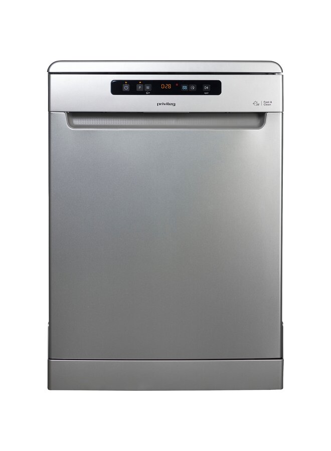 Privileg P0F ECO D541 S vrijstaande vaatwasser | Auto deur | Besteklade