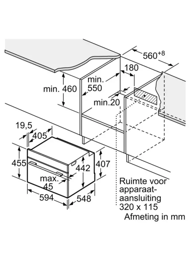 Siemens CM776GKB1 oven met magnetron