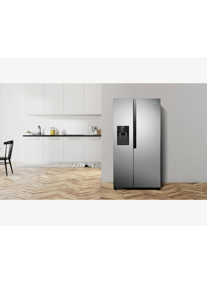 ETNA AKV578IRVS - Amerikaanse koelkast - Water- en ijsdispenser