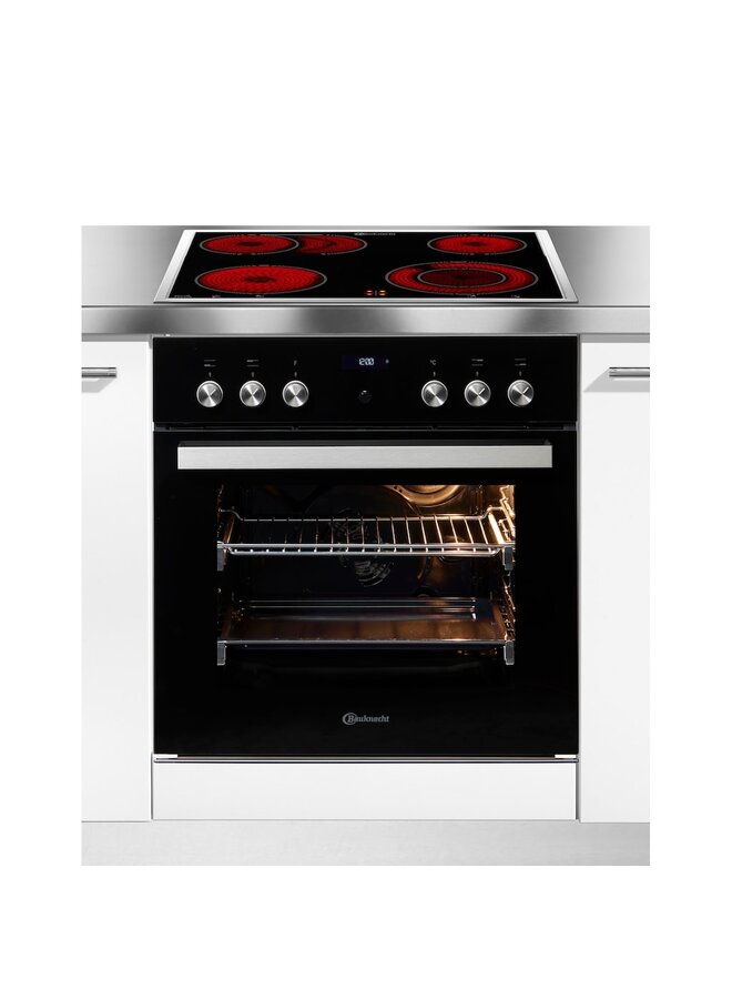 Bauknecht HEKO BLACK TANGO | Inbouw fornuis | Zwart