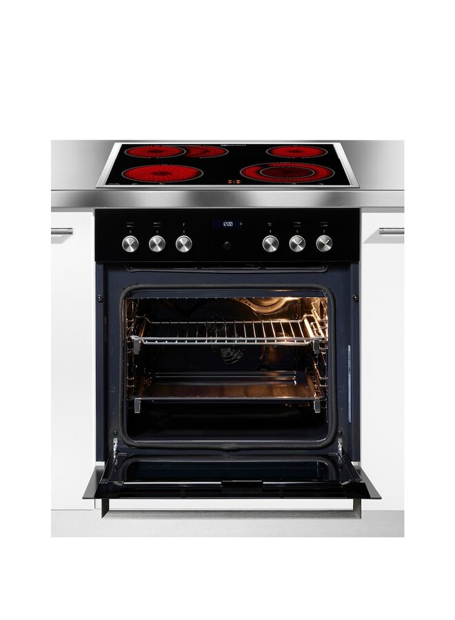 Bauknecht HEKO BLACK TANGO | oven met keramische kookplaat set | Zwart