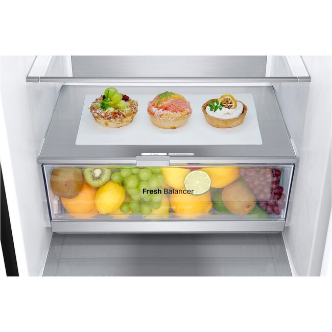 LG GBV7280AEV koelvriescombinatie | Zwart | Energielabel A