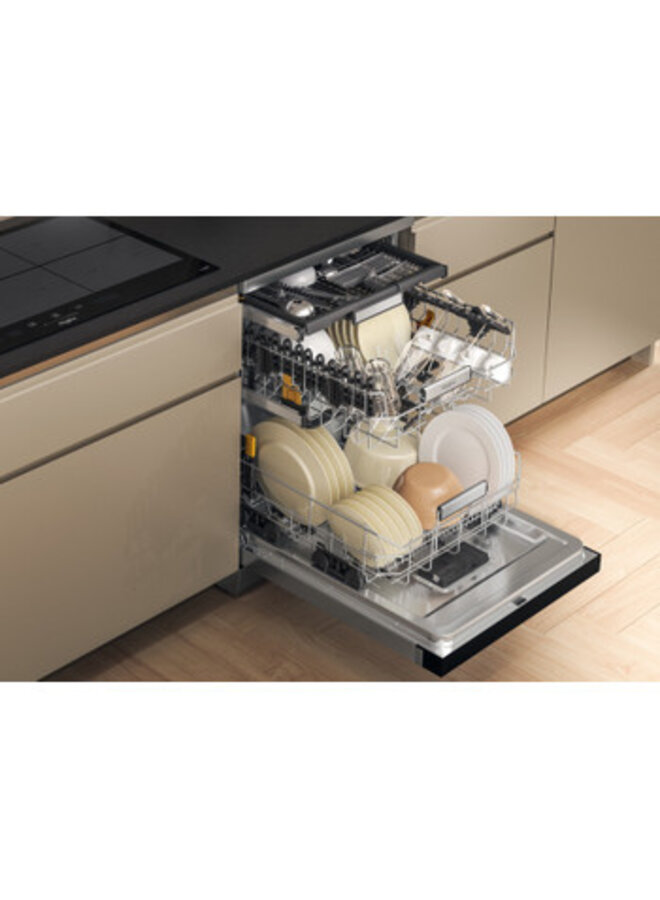 Whirlpool W7F HS41 X vrijstaande vaatwasser | Autodeur