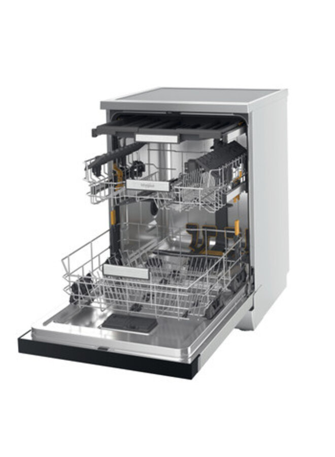 Whirlpool W7F HS41 X vrijstaande vaatwasser | Autodeur