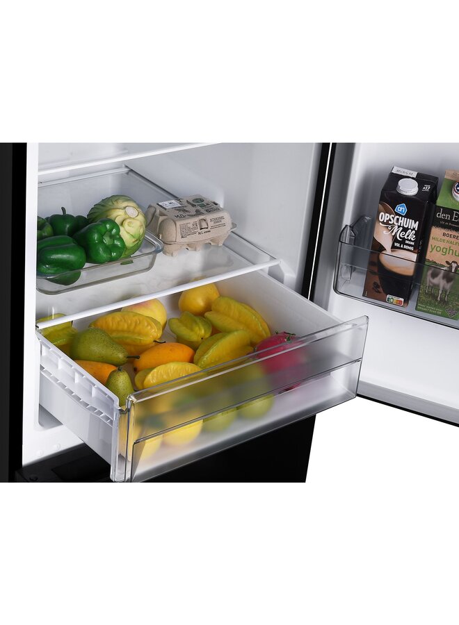 Tomado TCR1855B Koel-vriescombinatie - 327 liter - Zwart